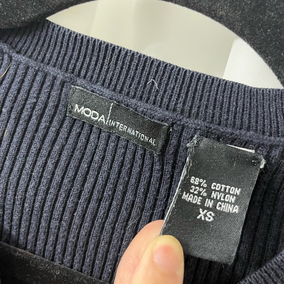 Moda International 3/4 Sleeve Sweater Dress - Picture 5 of 6